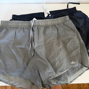 ALO Yoga  Gray and Black Shorts